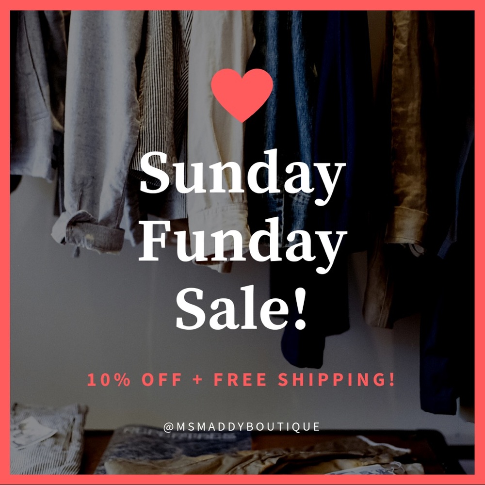 All closet is on sale!